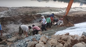 Rọ đá - thảm đá tại Cần Thơ - Phú An Nam