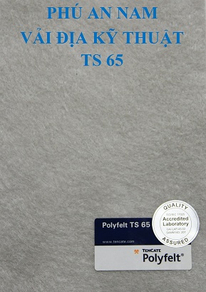 Vải địa kỹ thuật TS65, vải địa kỹ thuật không dệt TS65, vải địa ts65, ts65