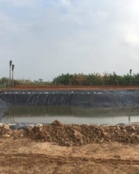 Thi công làm hồ chứa nước ở Bình Phước bằng bạt chống thấm HDPE