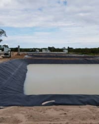 Màng chống thấm HDPE trong bãi rác ở An Giang