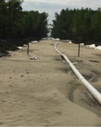 Vải địa kỹ thuật dùng trong cầu rạch tôm – Phú An Nam