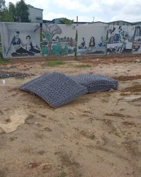 Rọ đá, thảm đá dùng trong dự án kè ở Tp. Cao Lãnh – Đồng Tháp.