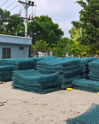 Rọ đá và vải địa kỹ thuật trong dự án Kè Ô Môn – Cần Thơ