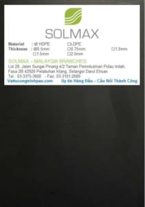 Màng chống thấm HDPE Solmax 0.50