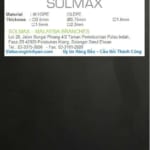 Màng chống thấm HDPE của Solmax 0.75