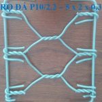 Thảm đá P10/2.2 kích thước (5x2x0.3)m 4 vách ngăn