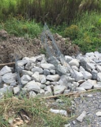 Rọ đá – Vải địa kỹ thuật trong công trình cầu đường