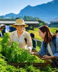 Mô hình nông trại sạch kết hợp làm du lịch sinh thái