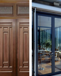 So sánh việc sử dụng cửa nhôm và cửa gỗ trong ngành xây dựng dân dụng