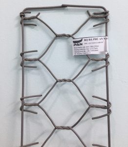 Rọ đá bọc nhựa PVC P10/2.7mm (1x0.5x0.5)m – 0 vách