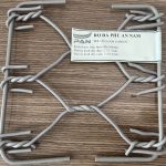 Rọ đá bọc nhựa PVC P8/2.7mm (1x1x0.5)m – 0 vách