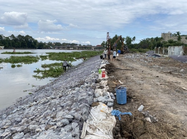 Ứng dụng rọ đá mạ kẽm gia cố bờ kè