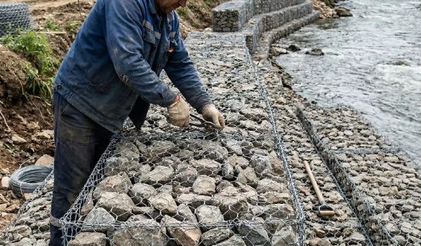 Biện pháp và quy trình thi công rọ đá dưới nước theo TCVN