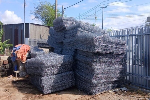 Chuẩn bị rọ đá mạ kẽm có cường độ chịu lực cao phù hợp cho công trình