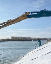 Ứng dụng vải địa kỹ thuật làm tầng lọc ngược công trình thủy công