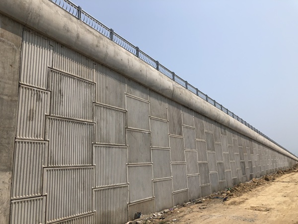 Tường chắn đất giúp ngăn chặn tình trạng sạt lở hoặc xói mòn