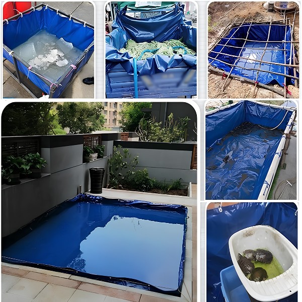 Bạt PVC thường sử dụng cho hồ cá cảnh